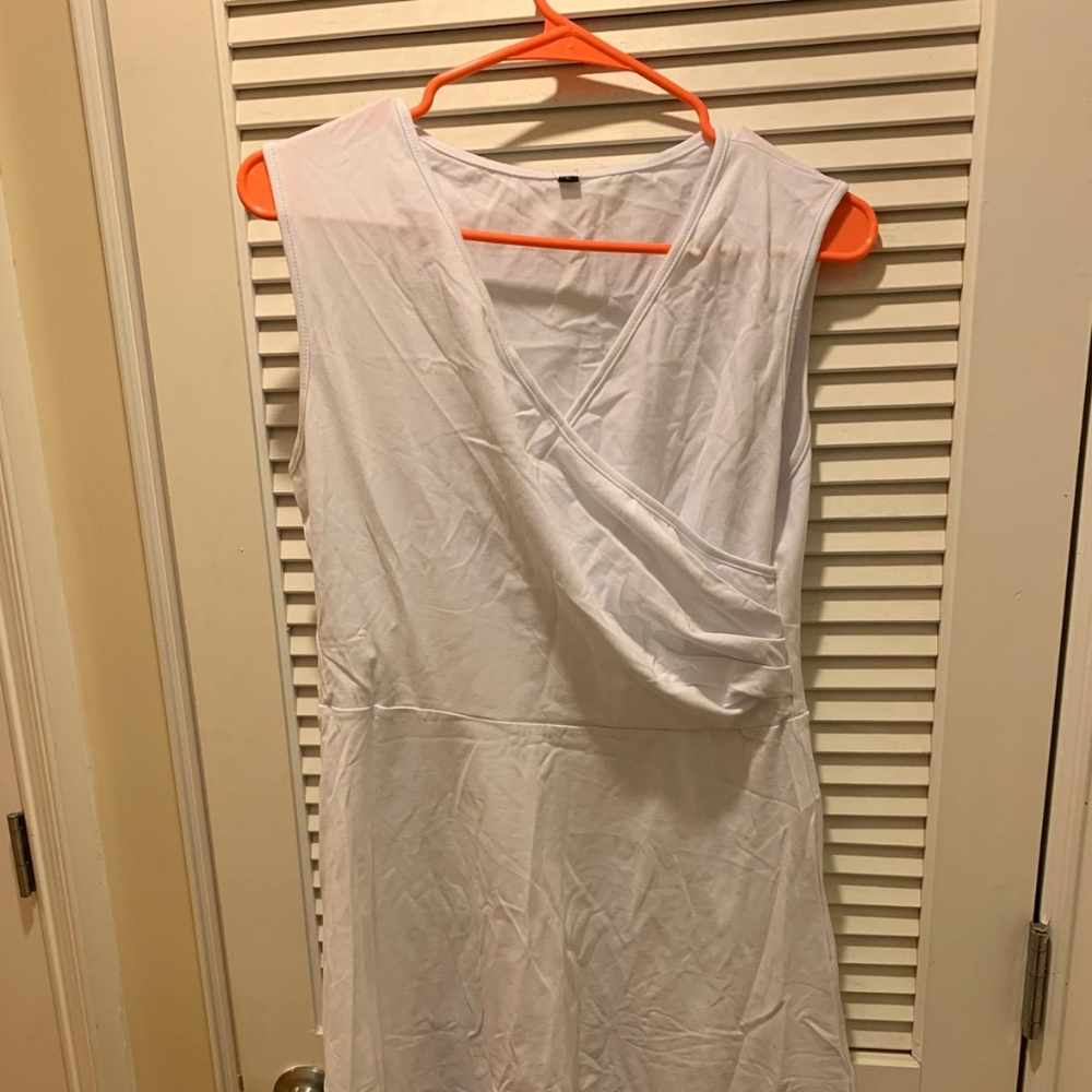 White womens dress